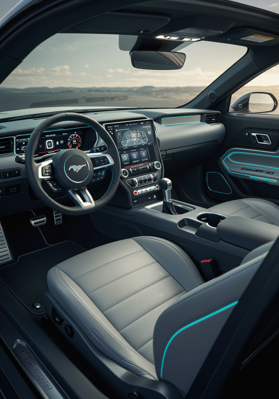2024 mustang interior