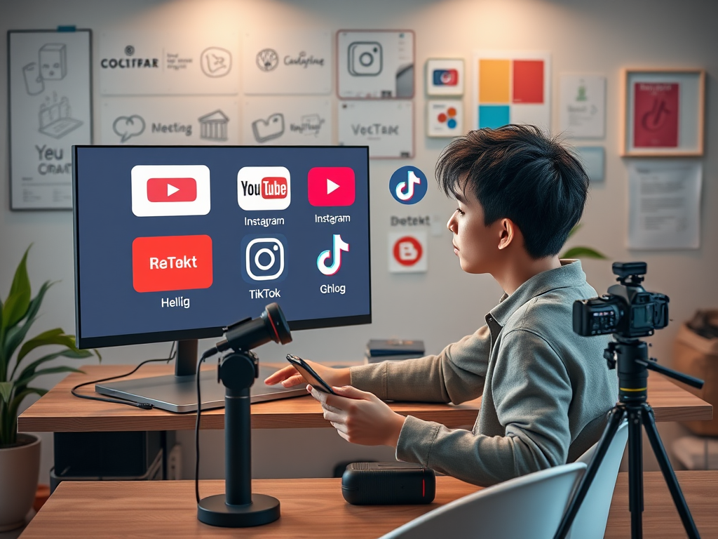 1인 미디어 시작의 핵심: 플랫폼과 브랜드 계정 선택하기