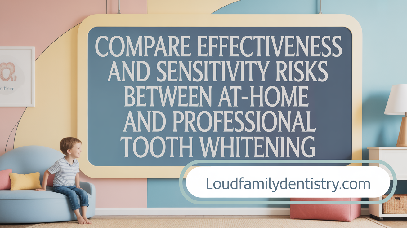 Compare Effectiveness and Sensitivity Risks Between At-Home and Professional Whitening