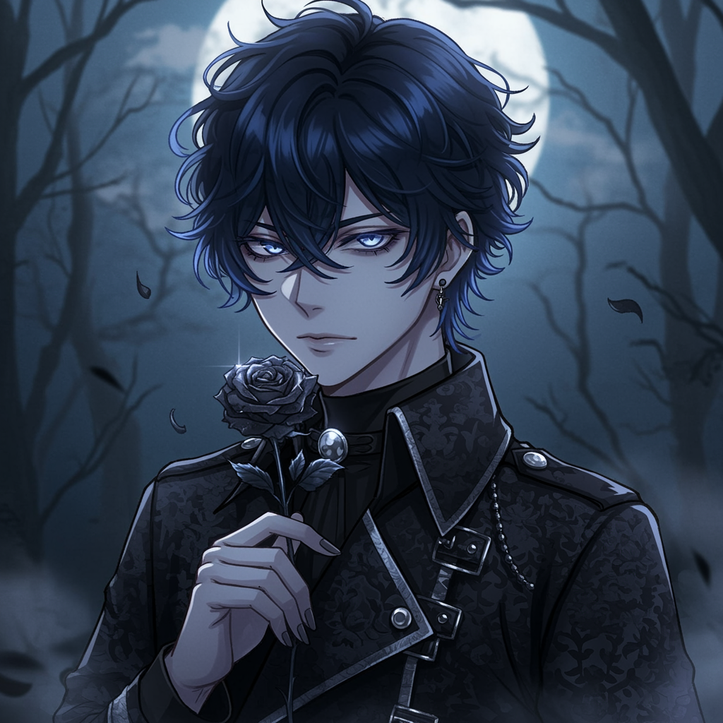 pfp dark aesthetic anime boy