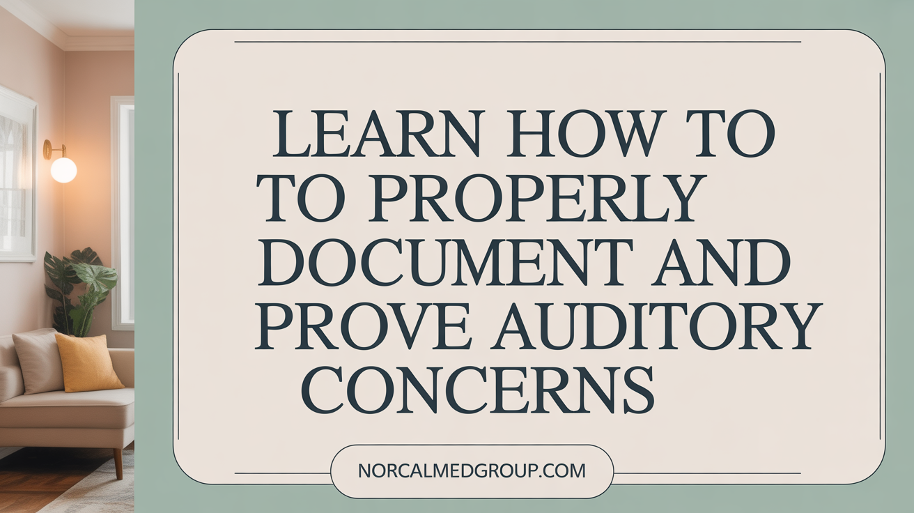 Learn How to Properly Document and Prove Auditory Damage