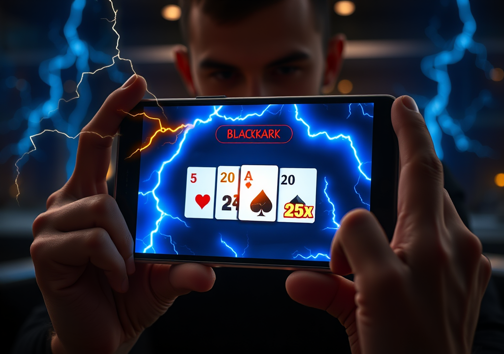 Lightning Blackjack의 특징과 보너스 시스템, 플레이 방법 정리 Lightning Blackjack의 고유한 라이트닝 멀티플라이어 시스템