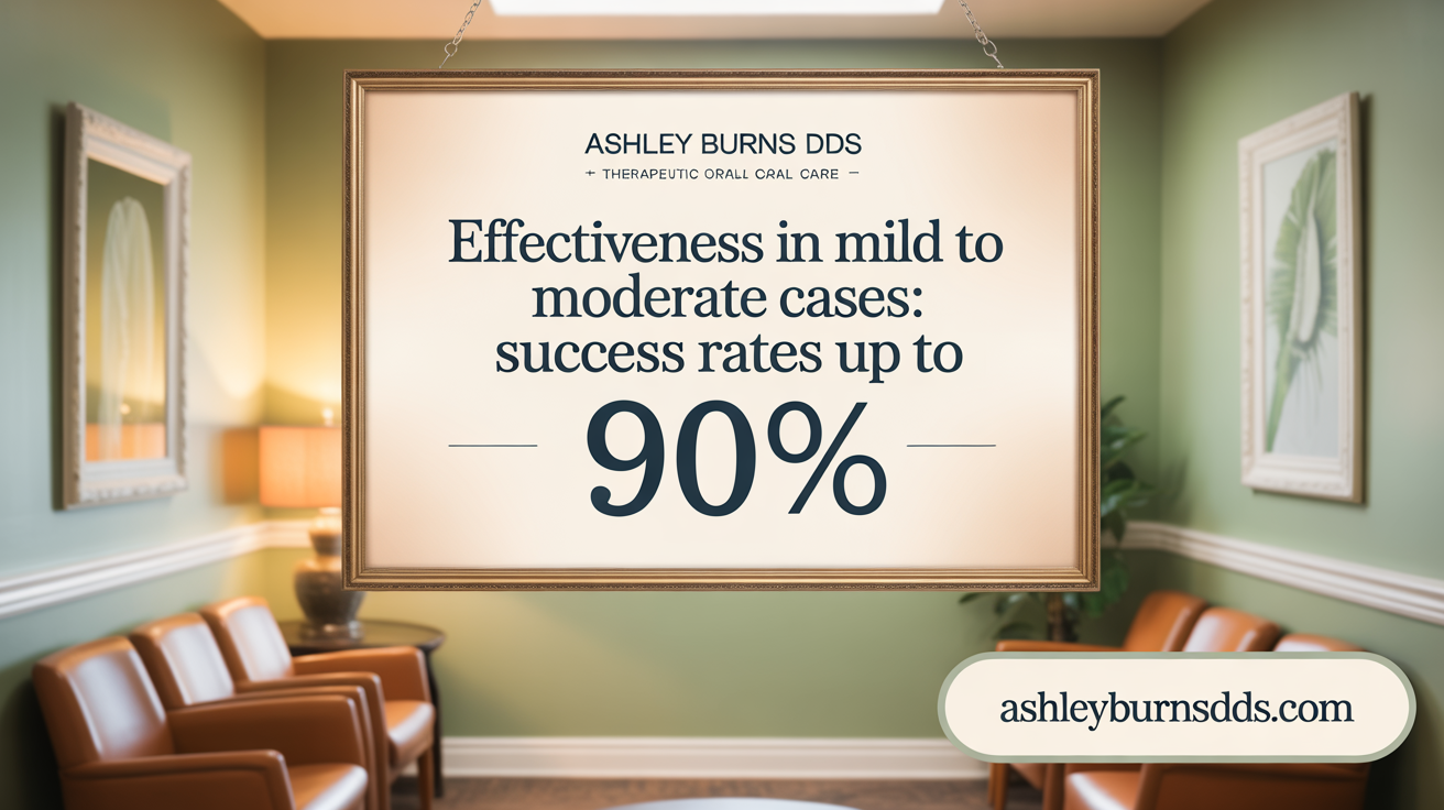 Effectiveness in Mild to Moderate Cases: Success Rates Up to 90%
