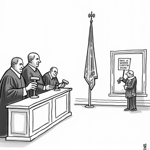 Supreme Court Upholds Tennessee's Ban on Transgender Care single-panel cartoon