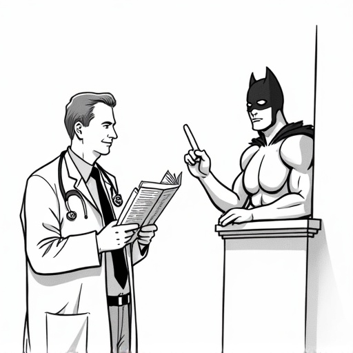 Far-right activist vows revenge after doctor's reinstatement single-panel cartoon