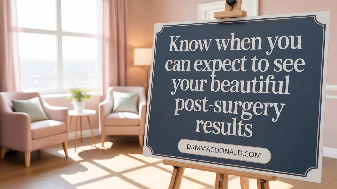 Know When You Can Expect to See Your Beautiful Post-Surgery Results
