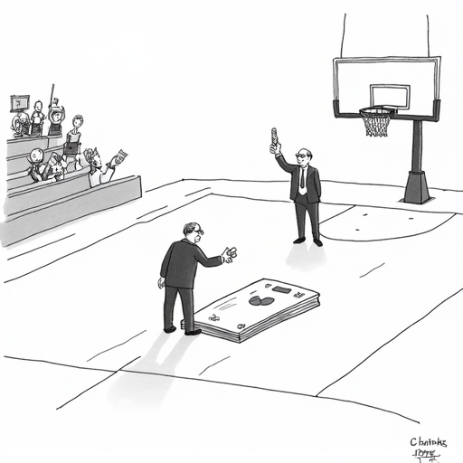 Buss Family Agrees to Sell Los Angeles Lakers single-panel cartoon