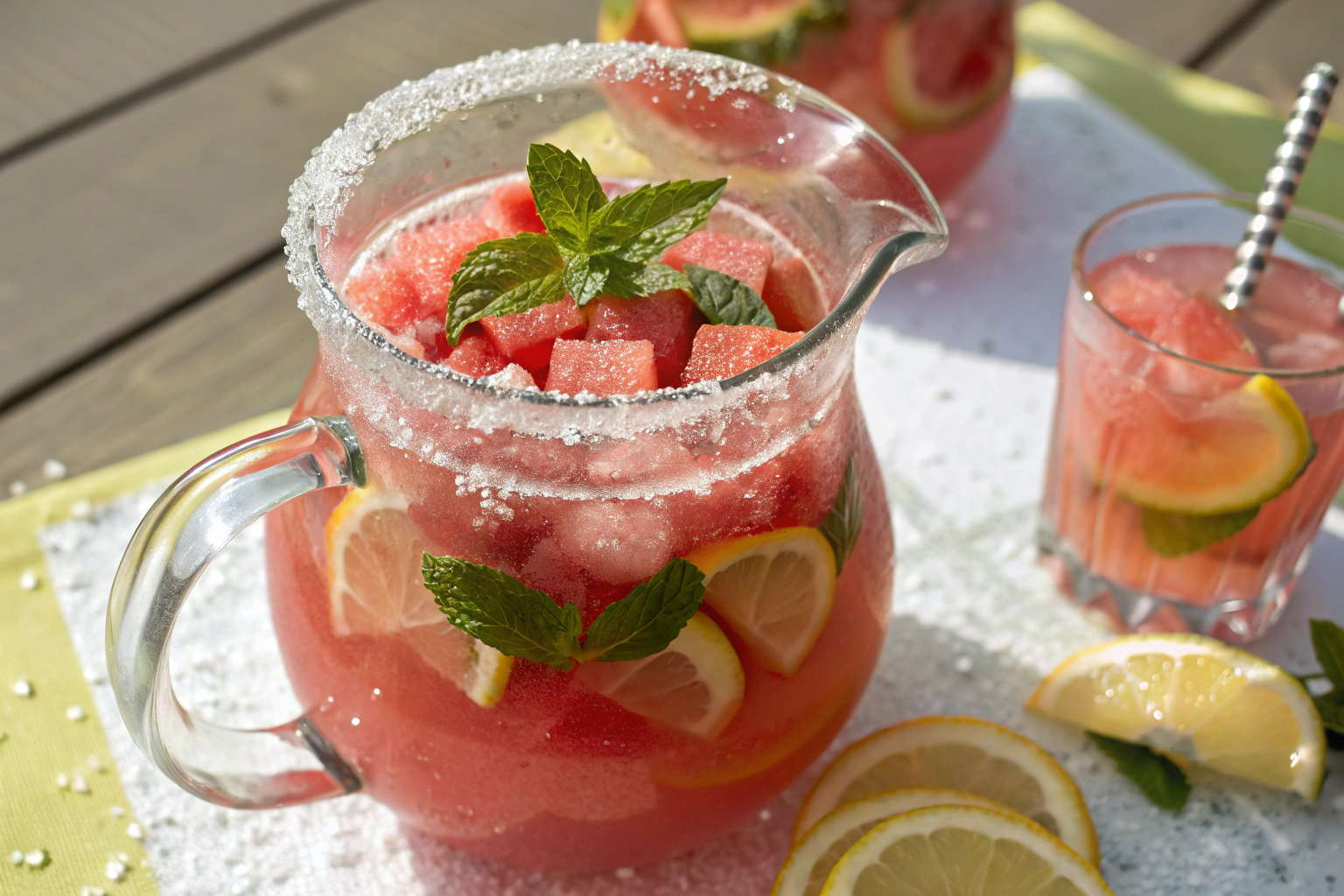 Fresh Watermelon Lemonade ngredients