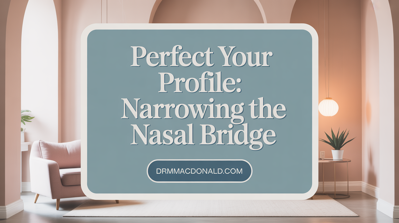 Perfect Your Profile: Narrowing the Nasal Bridge