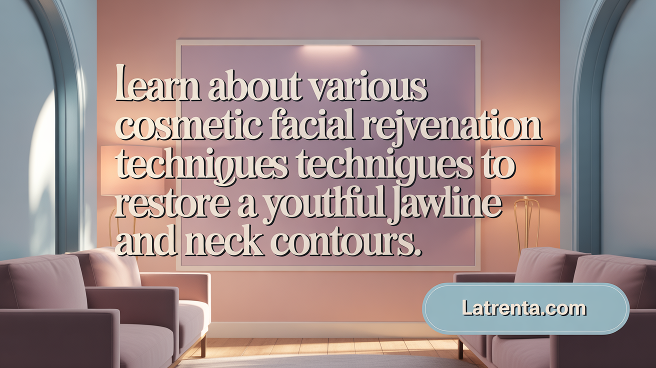 Learn about various lower face lift techniques to restore youthful jawline and neck contours.