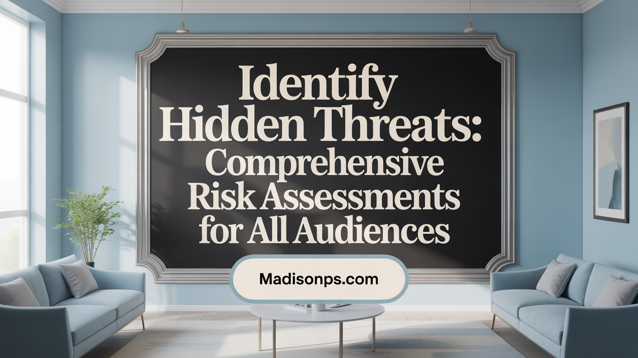 Identify Hidden Threats: Comprehensive Risk Assessments