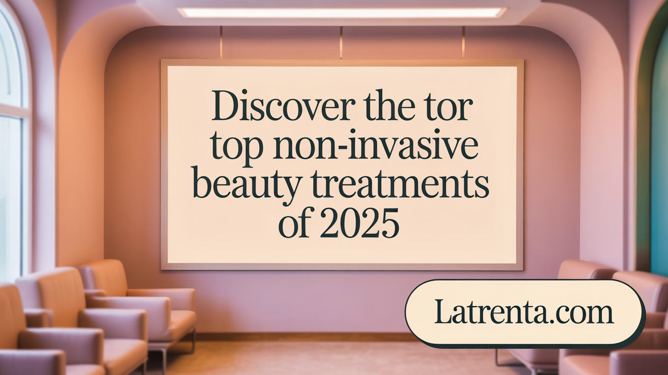 Discover the Top Non-Invasive Treatments of 2025