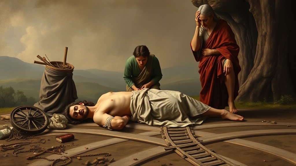 알레고리적 인물들이 모여 있는 또 다른 장면