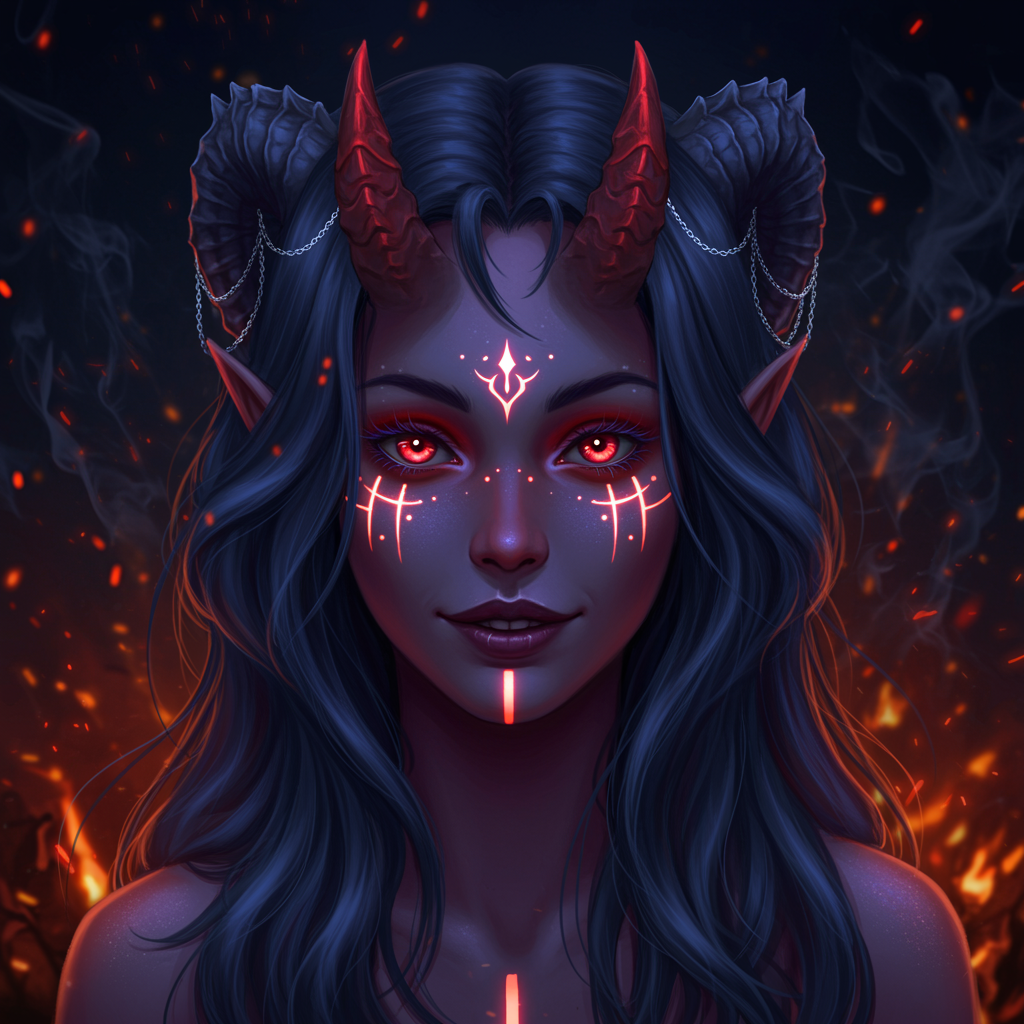 demon girl pfp