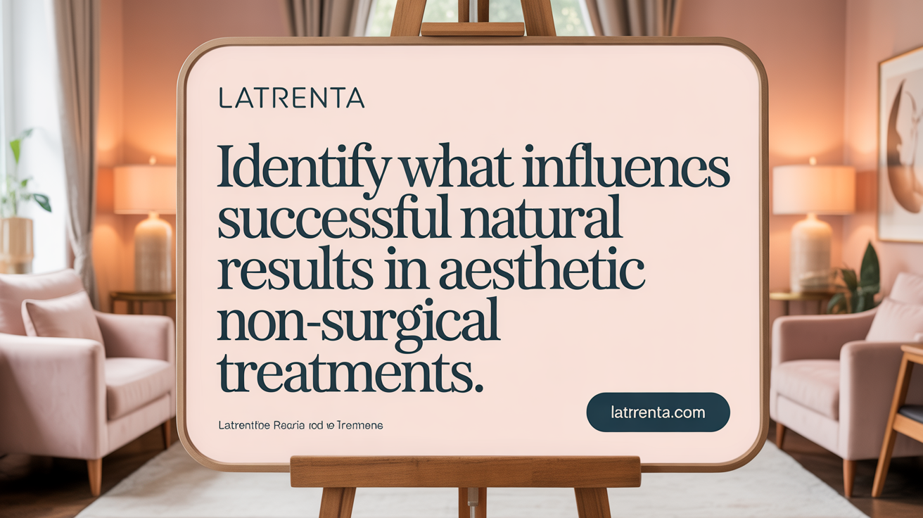 Identify what influences successful natural results in non-surgical procedures.