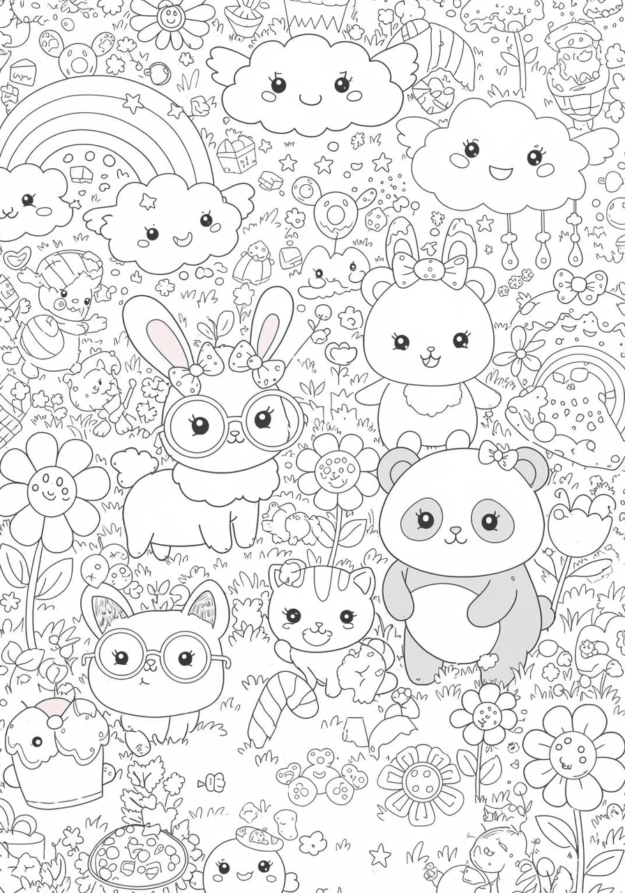 kawaii coloring pages