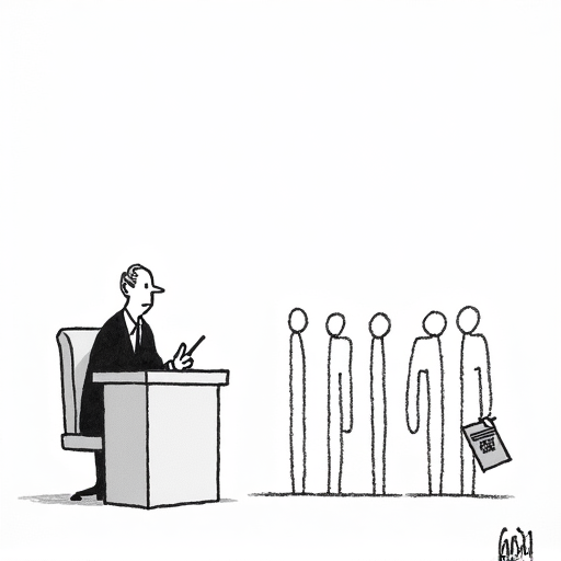 DOJ to Focus on Revoking U.S. Citizenship single-panel cartoon