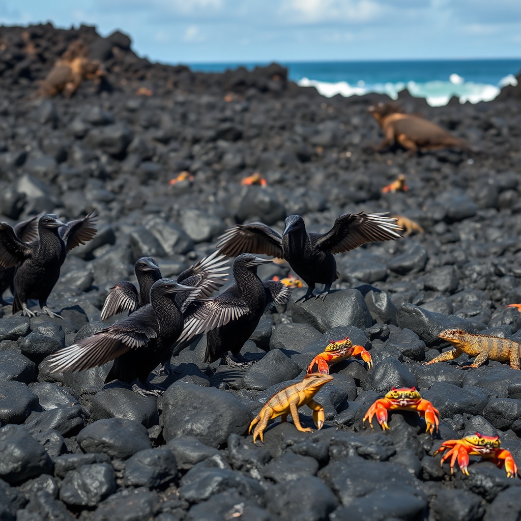 Punta Espinoza: Flightless Cormorants and Lava Landscapes
