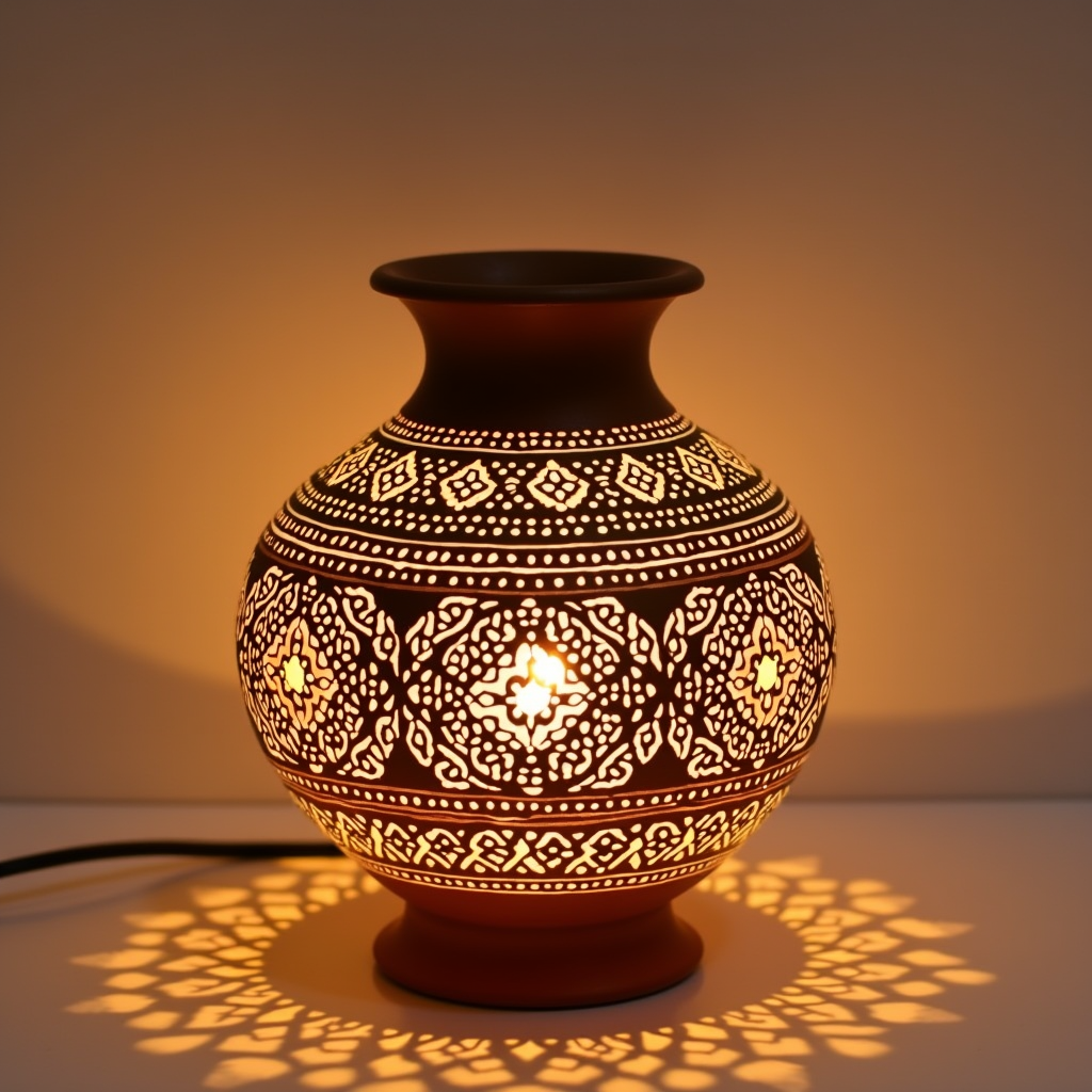 Indus Valley Ceramic Table Lamp