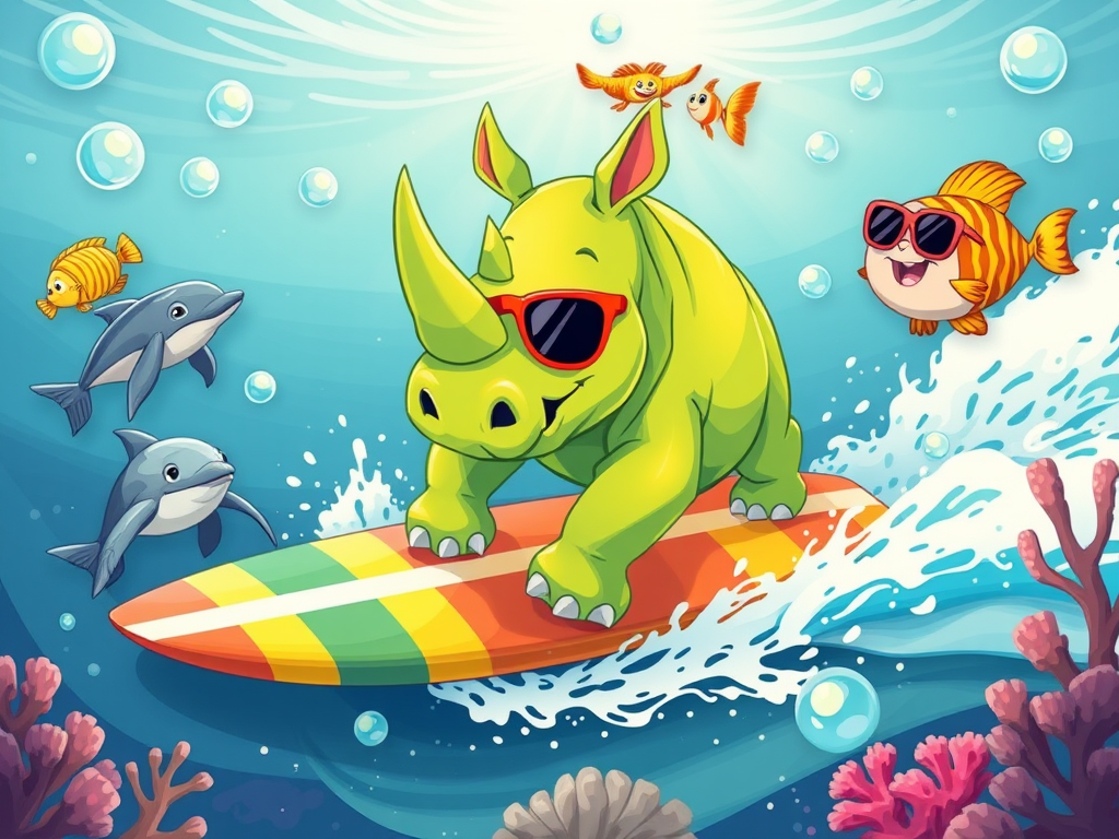 Ringo the Rhinosurfer
