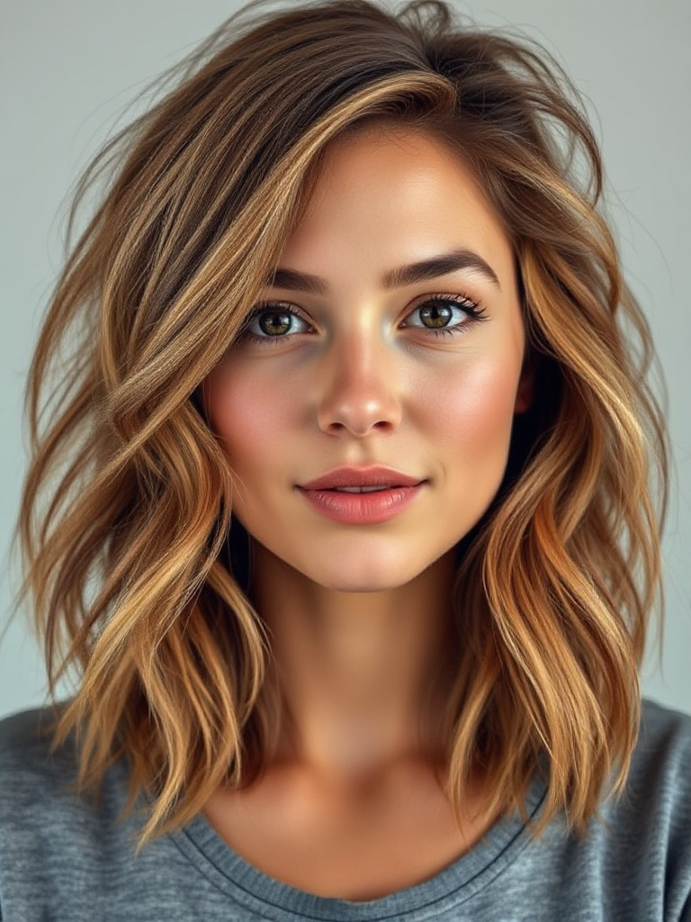 Messy Waves for Short Hair