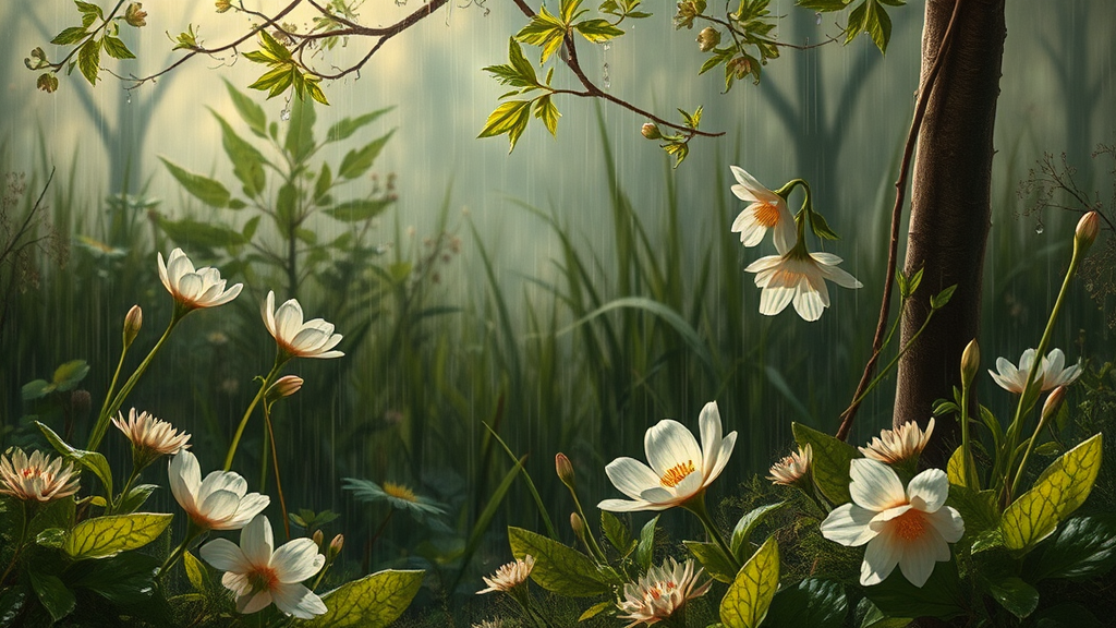 봄의 아름다움을 담은 자연 풍경