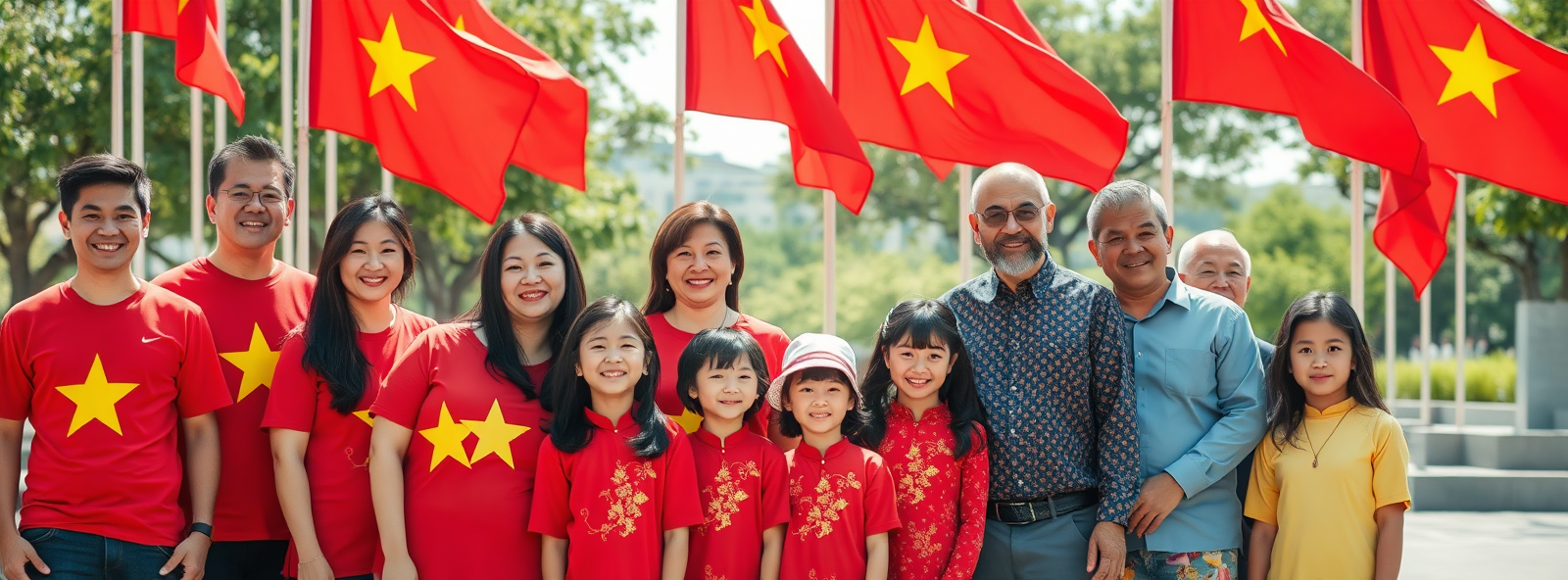 Banner Áo Nhóm Quốc Khánh 2/9 Banner Áo Nhóm Quốc Khánh 2/9