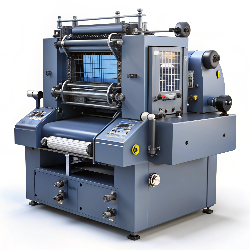 Realistic 3D Model of Heidelberg GTO 52 Printing Press