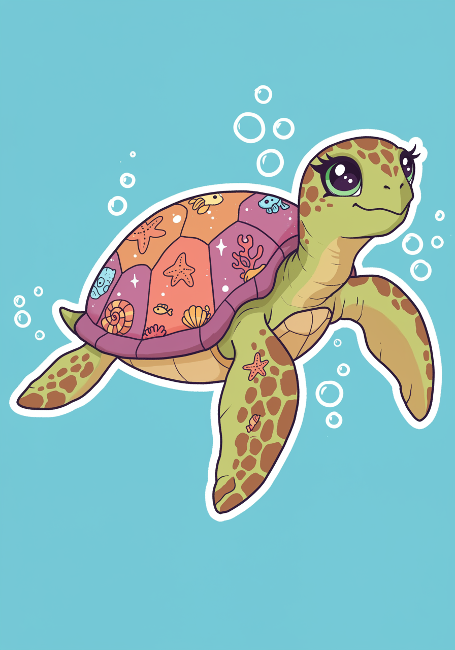 cartoon turtle