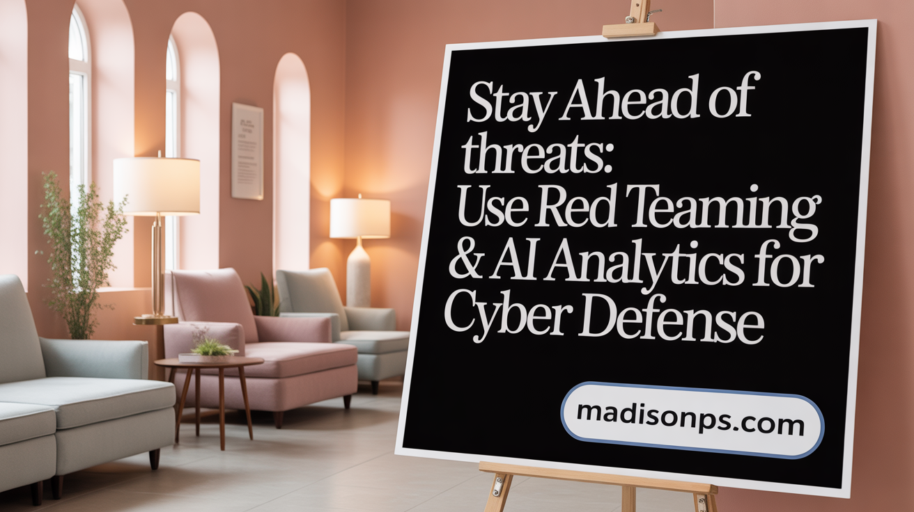 Stay Ahead of Threats: Use Red Teaming & AI Analytics