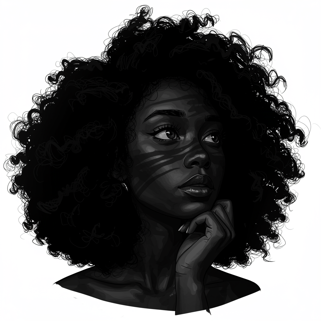 black pfp girl