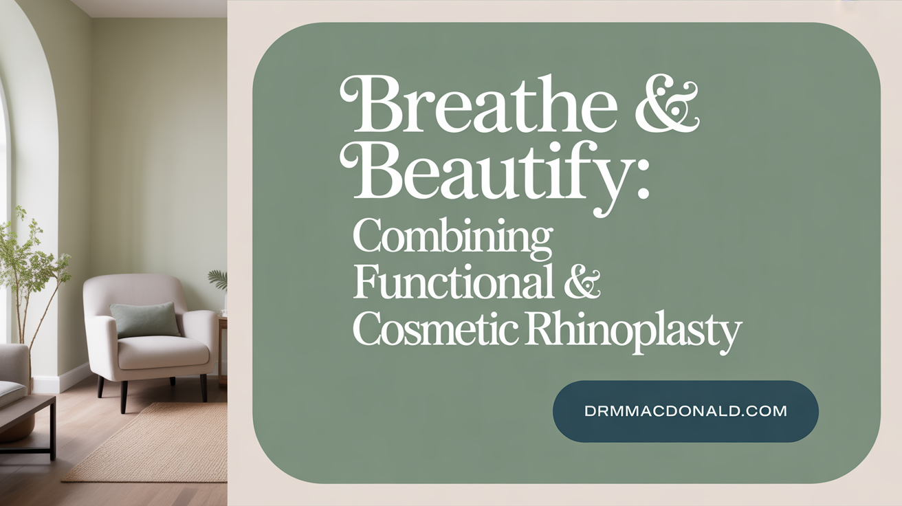Breathe &amp; Beautify: Combining Functional &amp; Cosmetic Rhinoplasty