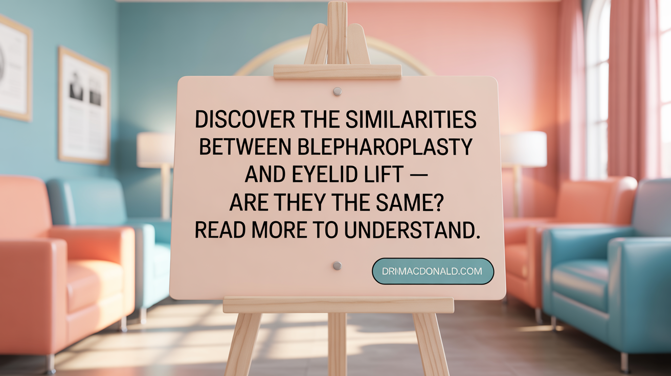 Discover the similarities between Blepharoplasty and Eyelid Lift — Are They the Same? Read more to understand.