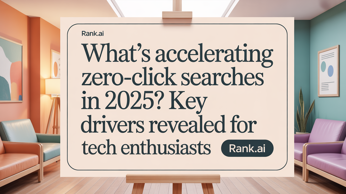 What’s Accelerating Zero-Click Searches in 2025? Key Drivers Revealed