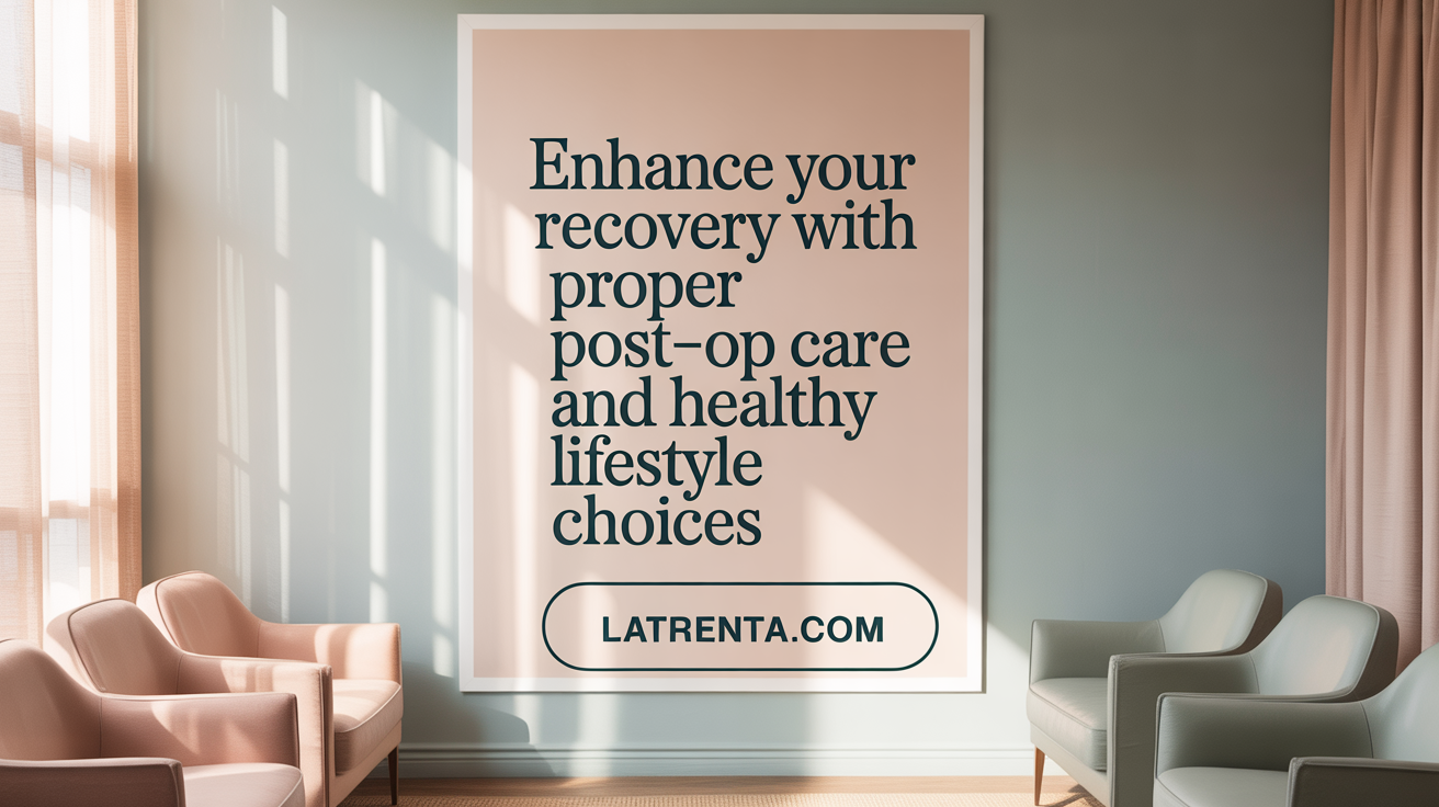 Enhance your recovery with proper post-op care and lifestyle choices