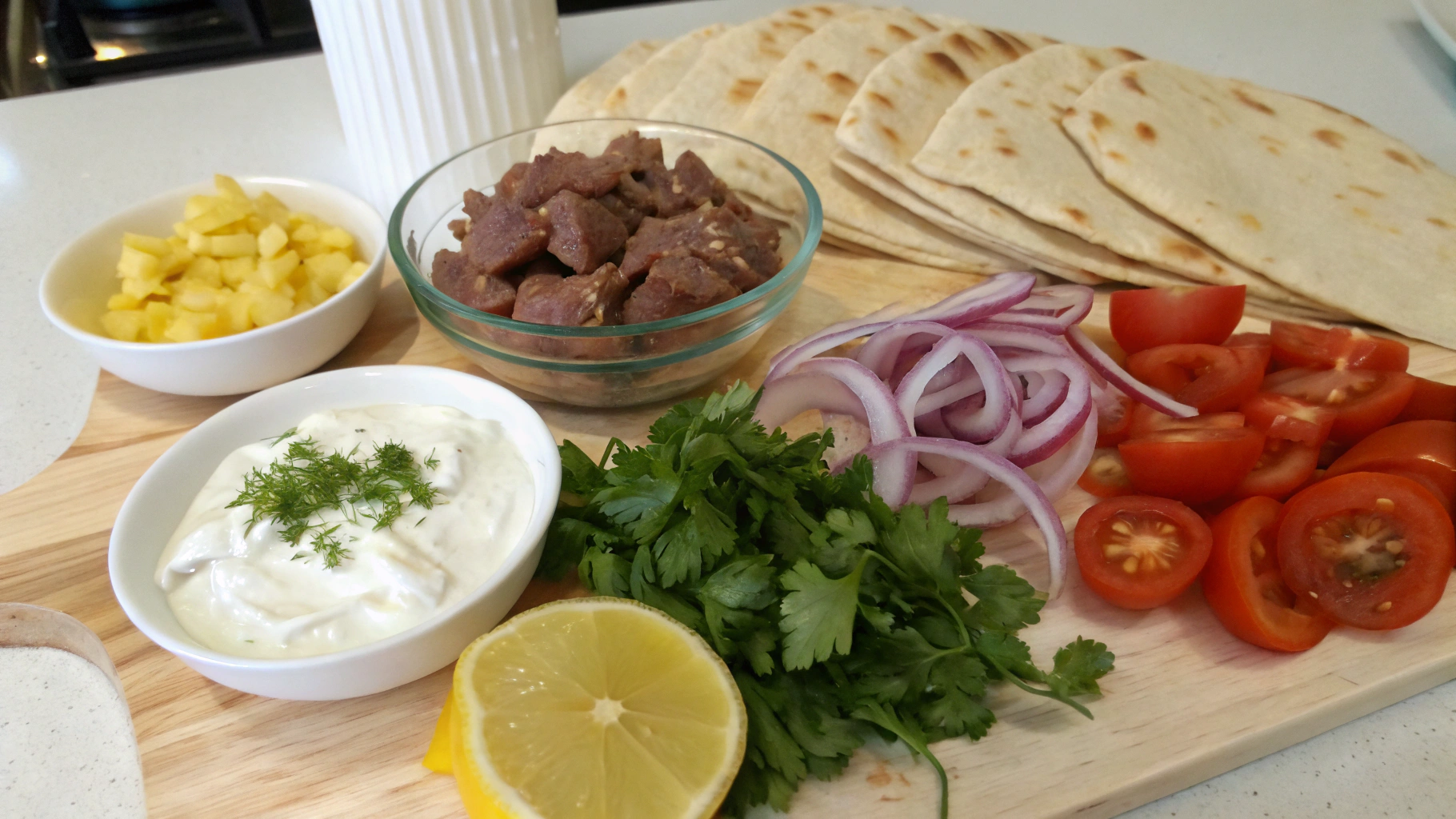 Gyros ingredients