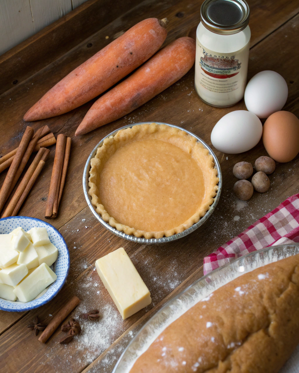 Sweet Potato Pie with Condensed Milk Ingredients
