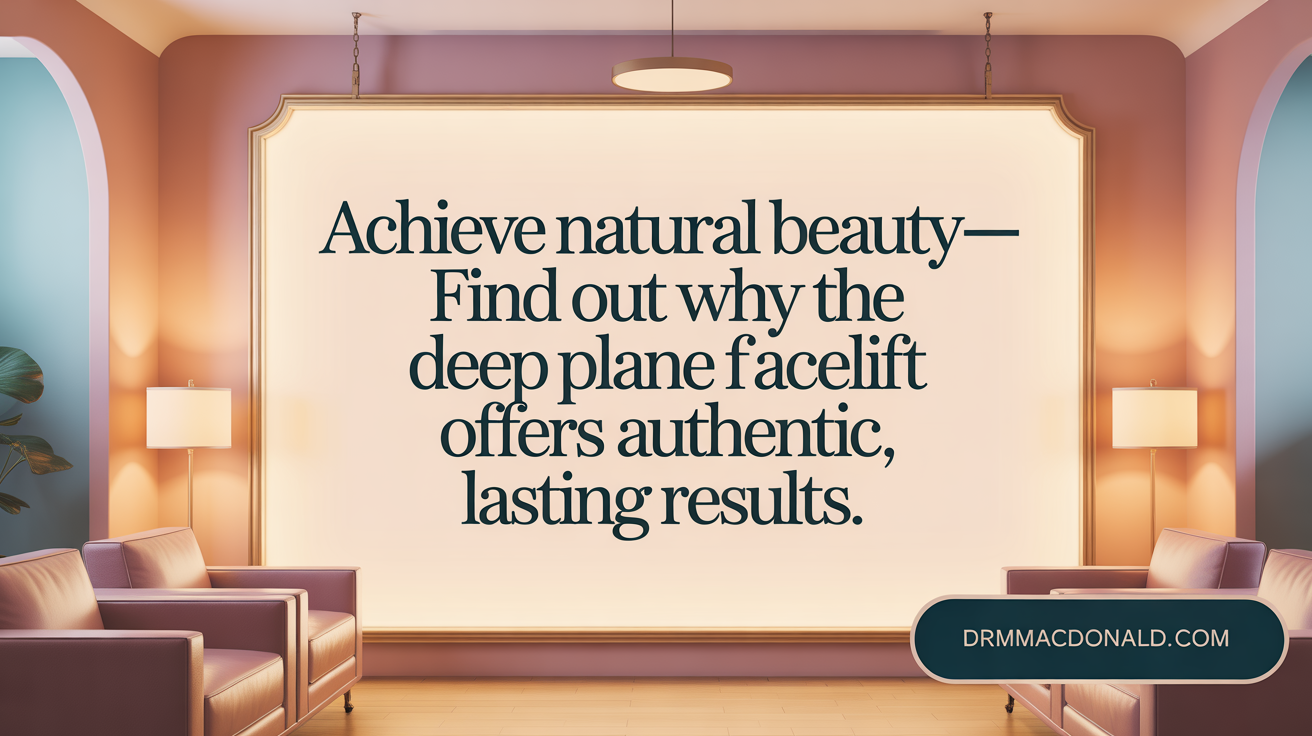 Achieve natural beauty—find out why the deep plane facelift offers authentic, lasting results.