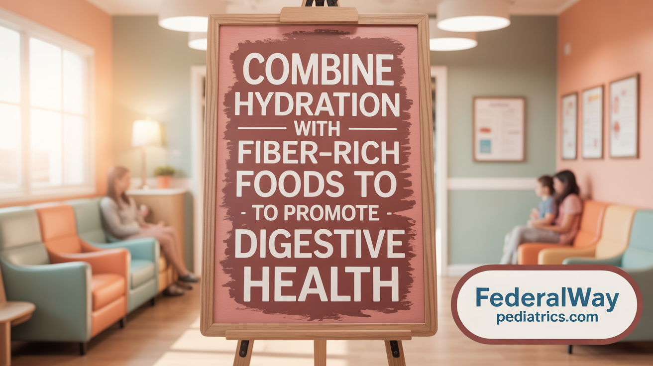 Combine Hydration with Fiber-Rich Foods to Promote Regularity