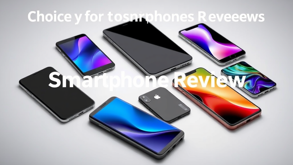 مجموعه‌ای از گوشی‌های هوشمند متنوع برای smartphone reviews