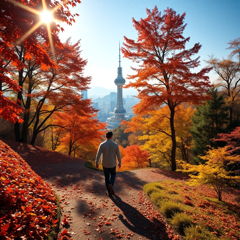 Autumn Romance on Namsan Mountain