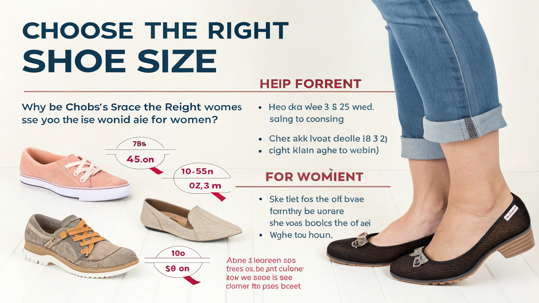 Bảng size giày nữ bảo vệ sức khỏe chân