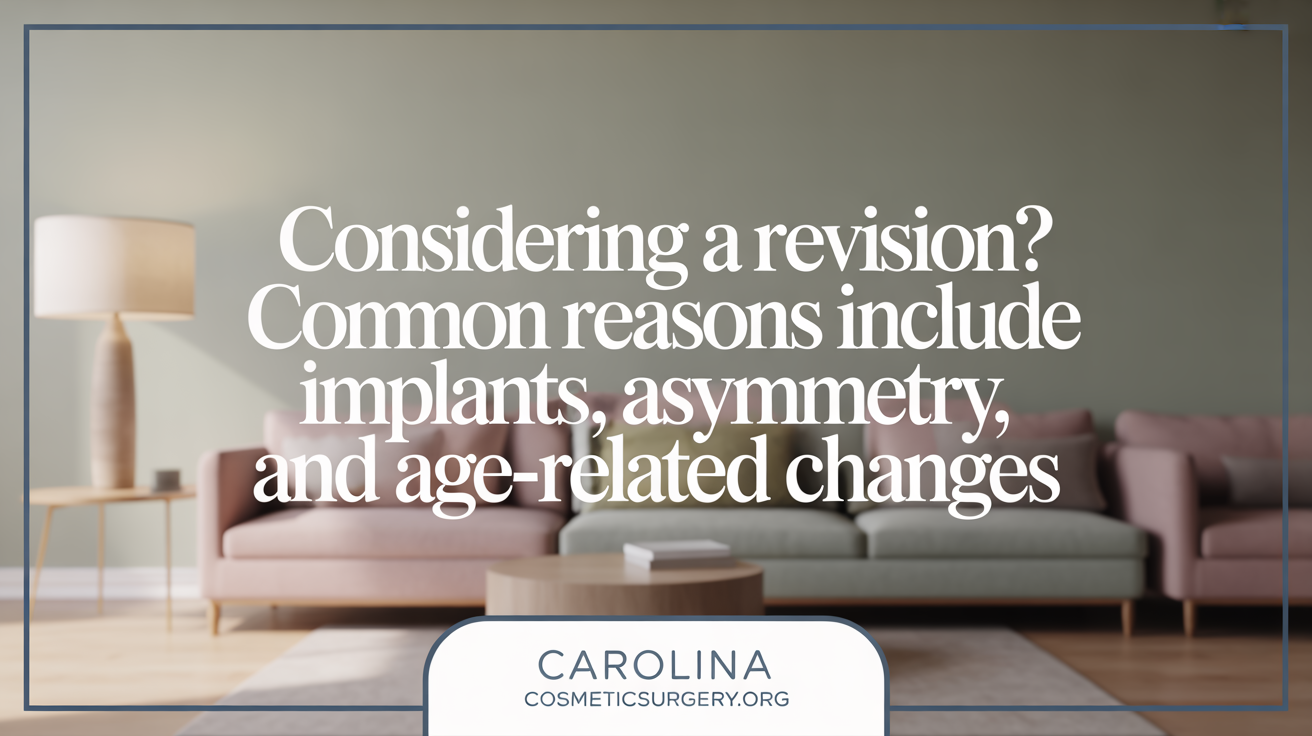 Considering a Revision? Common Reasons Include Implants, Asymmetry, and Age-Related Changes