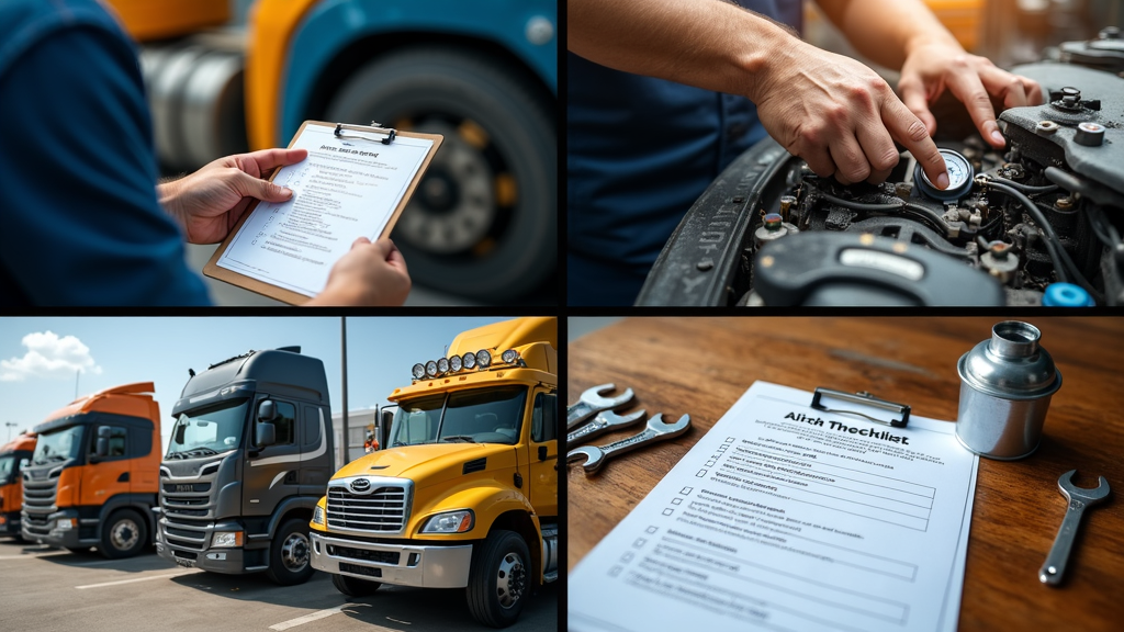 Checklist Bảo Quản Xe Đầu Kéo