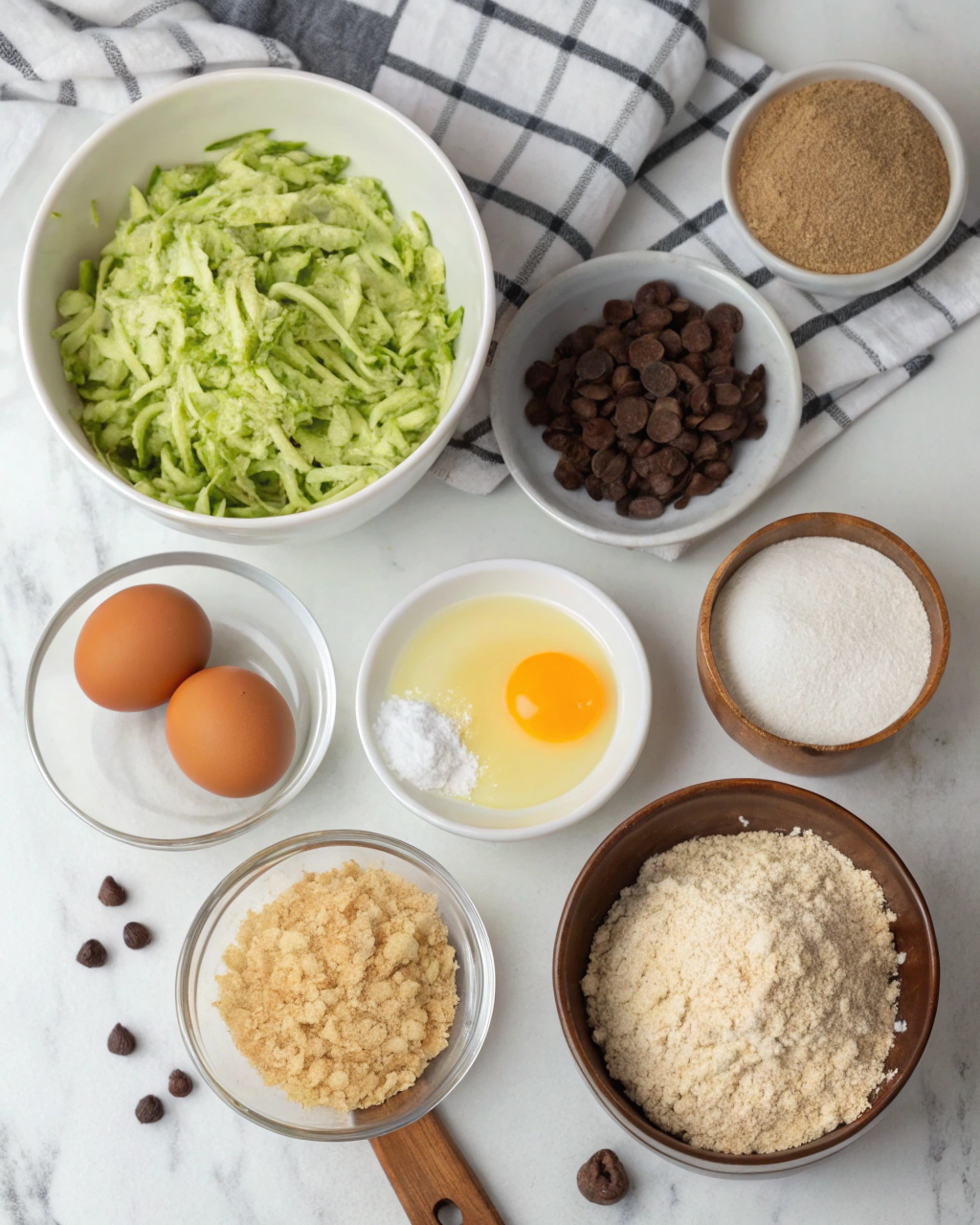  zucchini chocolate chip cookies ngredients