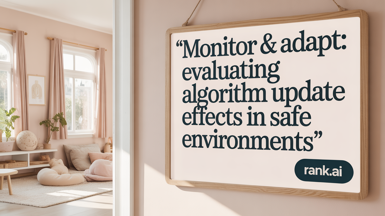 Monitor &amp; Adapt: Assessing Algorithm Update Effects