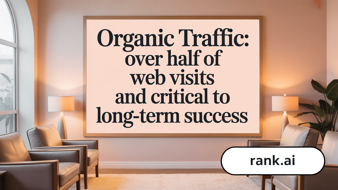 Organic Traffic: Over Half of Web Visits and Critical to Long-Term Success