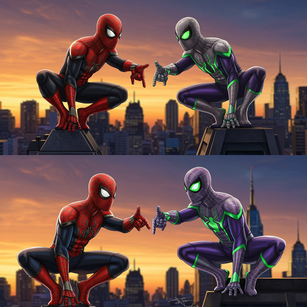 matching pfp spiderman