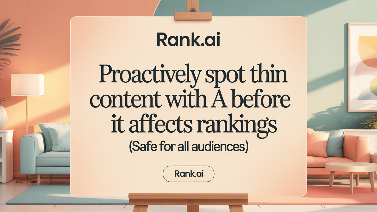 Proactively Spot Thin Content with AI Before It Affects Rankings