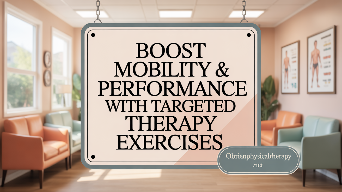 Boost Mobility & Performance with Targeted Therapy Exercises